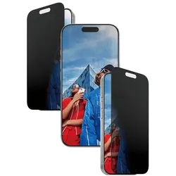 2-Way Privacy Screen Protector iPhone 17 | iPhone 16 Pro | Ultra-Wide Fit w. EasyAligner