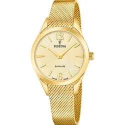 Festina Quarz Damen Grace F20077/3 - beige,gold - 32.0mm