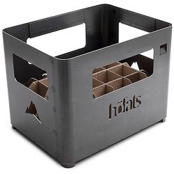 Feuerkorb Beer Box höfats grau, Designer Thomas Kaiser, Christian Wassermann, 30x38x28 cm