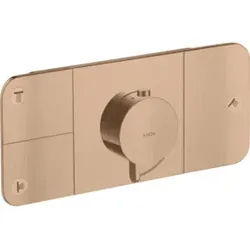hansgrohe Fertigmontageset Axor One UP-Thermostat., 3 Verbr., brush. r gold