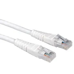 VALUE Patchkabel Cat.6 (Class E) UTP, weiß, 0,5 m