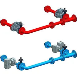 BOSCH Kaskaden-Set BCS-CS15, DN 50/65, für 2 x 150 kW, mit Pumpe und Isolierung - 7736604075