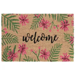 Relaxdays FUßMATTE , Multicolor , Textil, Kunststoff , 60x40 cm , Teppiche und Böden, Schmutzfangmatten, Fußmatten