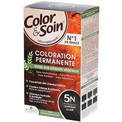 Color & Soin® Dauerhafte Haarfarbe 5N Strahlendes Hellbraun
