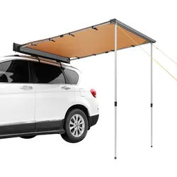 VEVOR Fahrzeugmarkise 1,4 x 2,01 m Schattenabdeckung Autoseitenmarkise PU3000mm UV50+