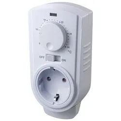 ChiliTec Raumthermostat Thermostat Steckdose mit Temperaturregler für Heizung Kühlgeräte