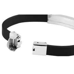 Adelia ́s Armband Unisex Armband aus Leder 24 cm, Perfekt zum Verschenken an besondere Menschen schwarz
