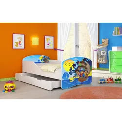 Baidani Kinderbett Luna, inkl. Matratze, Schublade und Lattenrost 160 cm