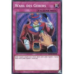 ReCollectibles Sammelkarte YuGiOh Karte Wahl des Gebers deutsch, Yu-Gi-Oh! Karte MP19-DE135 Common weiß