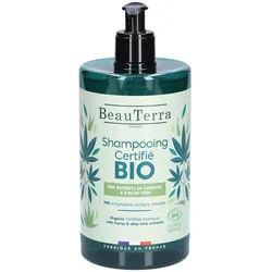 BeauTerra Shampoo mit Bio-Zertifikat - Hanf und Aloe Vera