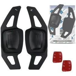 BRANDT AUTOMOTIVE Lenkeradapter Auto Lenkrad Schaltwippen Verlängerung SET Aluminium SCHWARZ, (2-tlg., für DSG VW AMAROK I ARTEON CADDY IV V GOLF 6 7 T6 T7 PASSAT B8 3G) schwarz