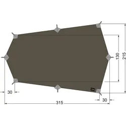 Tatonka Tarp Wing 2 LT stone grey olive (332)