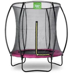 Exit Toys Trampolin , Rosa , Metall, Kunststoff , rund , 163 cm , Freizeit & Co, Gartenspielzeug, Hüpfburgen & Trampoline