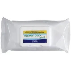 Dr. Schnell Desinfektionstücher DESIFOR-QUICK WIPES, Alkoholische Vliestücher zur rückstandsfreien Flächendesinfektion, 1 Flowpack = 80 Tücher