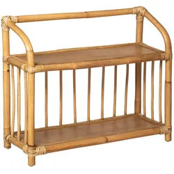 Atmosphera for kids Kinderregal Rattan 60/20/50 cm , Braun , Naturmaterialen , 20x50x60 cm , Babymöbel & Kindermöbel, Babyzimmer, Babyregale & Kinderregale