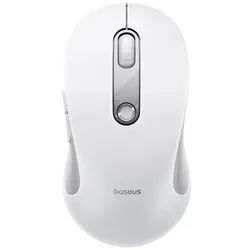 F02 Ergonomic Wireless Mouse USB 2.4GHz - White - (Weiß)