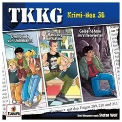 Hörspiel TKKG Krimi-Box 30 (Folgen 209, 210, 211)