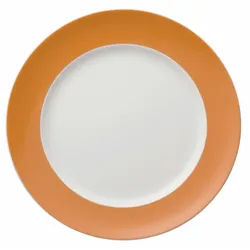 Thomas Porzellan Speiseteller Sunny Day Orange Speiseteller 27 cm, Teller Flach orange