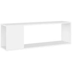 vidaXL TV-Schrank 100 x 24 x 32 cm TV-Schrank Weiß 100x24x32 cm Spanplatte Lowboard weiß