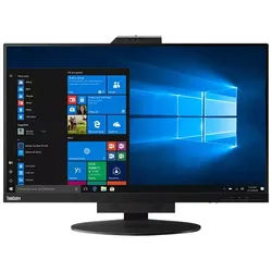 Lenovo ThinkCentre TIO27 68,6 cm 27 QHD-Monitor IPS, 60 Hz, 4 ms, HDMI, DisplayPort, Mikrofon, Infrarot-Webcam, Lautsprecher, hohenverstellbar, neig-, schwenk- und drehbar