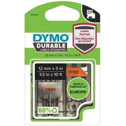 Dymo Beschriftungsband »D1 1978367« 12 mm x 3,0 m schwarz, 1.2 cm