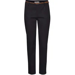 7/8-Hose OXMO "7/8-Hose OXDaisy", Damen, Gr. 38, N-Gr, schwarz, Obermaterial: 98% Baumwolle CO. 2% Elasthan EL., Hosen 7/8-Hose