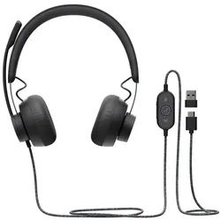 Logitech Zone Wired UC Headset schwarz