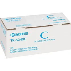 Kyocera Lasertoner TK-5240C cyan 3.000 Seiten