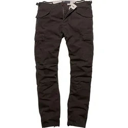 Vintage Industries Miller M65 Hose, schwarz, Größe 40 für Männer