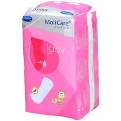 MoliCare Premium lady pad 1,5 Tropfen, Inkontinenzeinlage für Frauen bei Blasenschwäche, Aloe Vera