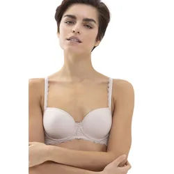 Bügel-BH MEY "SERIE AMOROUS", Damen, Gr. 85, Cup F, beige (baily), Spitze, Obermaterial: 77% Polyamid, 23% Elasthan, unifarben, BHs Bügel-BH, verstellbare BH-Träger verleihen optimalen Sitz
