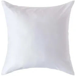Homescapes Bio-Kissenbezug Satin, Fadendichte 400 , Weiß , Textil , Quadratisch , 60x60 cm , Oeko-Tex® , Heimtextilien, Bettwäsche & Leintücher, Bettwäsche