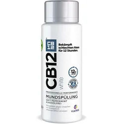 Cb12 White Mundspülung: Mundwasser für weißere Zähne und frischen Atem, mit Zinkacetat & Chlorhexidin 500 ml 500 ml Mundwasser