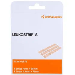 Leukostrip S Wundnahtstreifen 2 Blatt a 3/4 Strumpf
