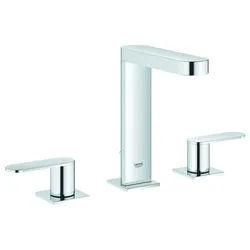 GROHE 3-Loch-Waschtisch-Batterie Plus 20301_4, Zugstangen-Ablaufgarnitur chrom, 20301004 20301004