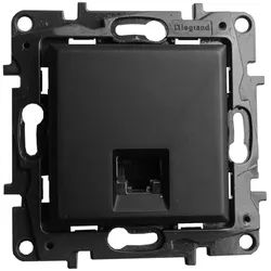Computersteckdose RJ45 CAT5e FTP schwarz Niloe Step 863557