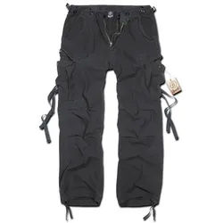 Brandit Bikerjeans M-65 Vintage Hose schwarz XL