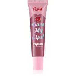Rude Cosmetics Save My Lips nährendes und feuchtigkeitsspendendes Lippenbalsam mit Peptiden Farbton Lychee 15 ml