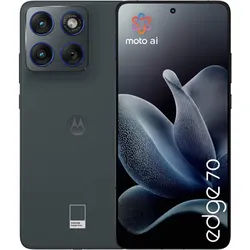 Motorola XT2601-2 Moto Edge 70 5G 512 GB / 12 GB Smartphone PANTONE gadget gray Smartphone (6,67 Zoll, 512 GB Speicherplatz) grau