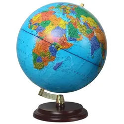 Magellan Expedition Globus Vasa Tischglobus 32 cm Halterung ohne Meridian versch. Ausführungen blau