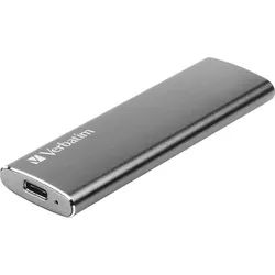 Verbatim Vx500 120GB externe SSD (120 GB) 0" 500 MB/S Lesegeschwindigkeit, 290 MB/S Schreibgeschwindigkeit grau