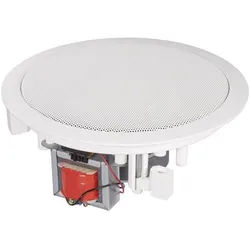 Renkforce 130 mm ELA-Deckeneinbau-Lautsprecher Lautsprecher (2-Wege-System) weiß