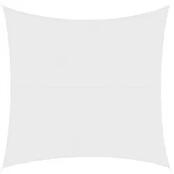 KARAT Sonnensegel Wasserabweisend / Quadratisch / Weiß / 3 x 3 m
