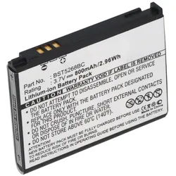 AccuCell AccuCell Akku passend für Samsung SGH-D800, 550mAh Akku 550 mAh (3,7 V) schwarz