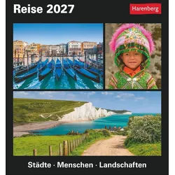 Athesia Kalenderverlag Tischkalender Reise Tagesabreißkalender 2027 - Kulturkalender - Städte, Menschen,...