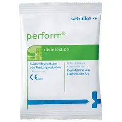 Schülke perform® Flächendesinfektionsmittel, pulverförmig, Konzentrat zur Desinfektion und Reinigung von Medizinprodukten und Flächen, 1 Karton = 250 Beutel à 40 g