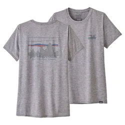 Patagonia Cap Cool Daily Graphic Shirt Damen T-Shirt '73 Skyline: Feather Grey M