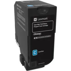 Lexmark 74C2HC0 - Cyan - Toner - Hohe Kapazität