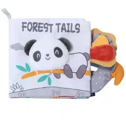 Babybuch mit Pandamuster