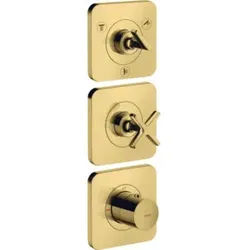 hansgrohe Fertigset Axor Citterio E UP-Thermostat 380/120, m Ros, pol. gol opt